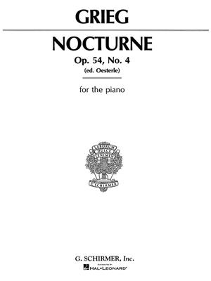 Edvard Grieg: Nocturno, Op. 54, No. 4: Klavier Solo