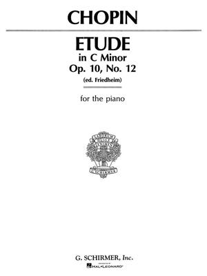 Frédéric Chopin: Etude In C Minor Op.10 No.12: Klavier Solo