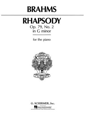 Johannes Brahms: Rhapsody in G Minor, Op. 79, No. 2: Klavier Solo