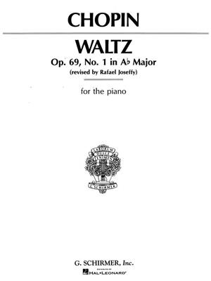 Frédéric Chopin: Waltz, Op. 69, No. 1 in Ab Major: Klavier Solo
