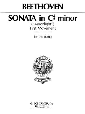 Ludwig van Beethoven: Sonata in C# Minor, Op. 27, No. 2 (Moonlight): Klavier Solo