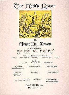 Albert Hay Malotte: Lord's Prayer: Gesang mit Klavier