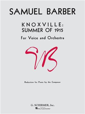 Knoxville: Summer of 1915: Gesang mit Klavier