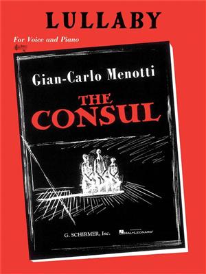 Gian Carlo Menotti: Lullaby (from The Consul): Gesang mit Klavier