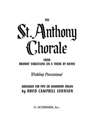 Johannes Brahms: St. Anthony Chorale: Orgel
