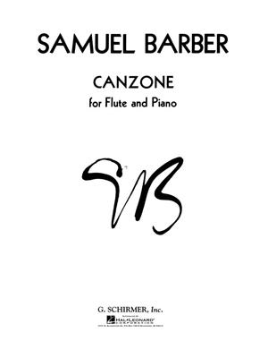 Samuel Barber: Canzone: Flöte mit Begleitung