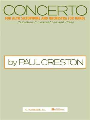 Paul Creston: Concerto: Altsaxophon mit Begleitung