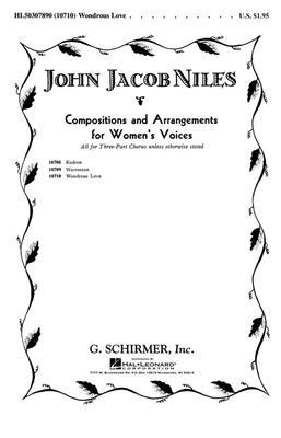 Traditional: Wondrous Love: (Arr. J Sheppard): Frauenchor mit Begleitung