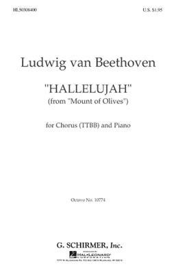 Ludwig van Beethoven: Hallelujah: (Arr. F Heath): Männerchor mit Klavier/Orgel