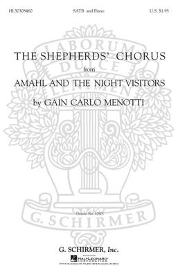 Gian Carlo Menotti: Shepherd's Chorus: Gemischter Chor mit Klavier/Orgel