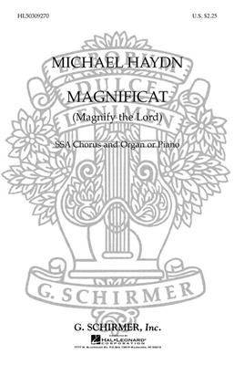 Johann Michael Haydn: Magnificat (Magnify the Lord): (Arr. R Pauly): Frauenchor mit Klavier/Orgel