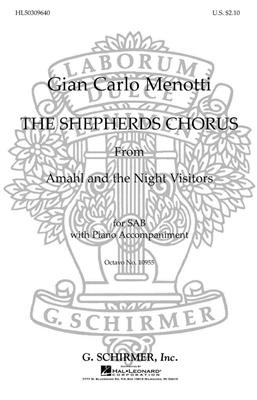 Gian Carlo Menotti: Shepherd's Chorus: Gemischter Chor mit Klavier/Orgel