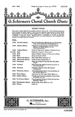 John Ness Beck: Psalm 67: Gemischter Chor mit Klavier/Orgel