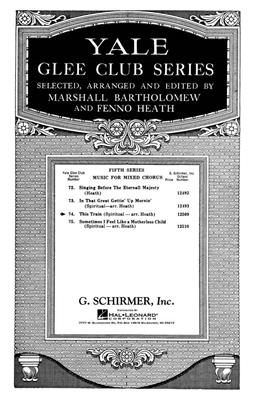 Traditional: This Train Unac Spiritual: (Arr. F Heath): Gemischter Chor mit Begleitung