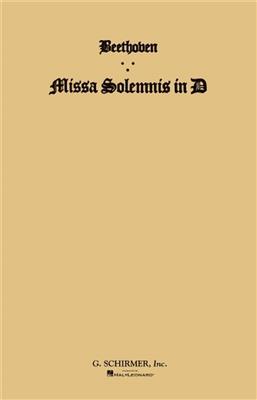 Ludwig van Beethoven: Missa Solemnis in D, Op. 123: (Arr. Julius Stern): Gemischter Chor mit Begleitung