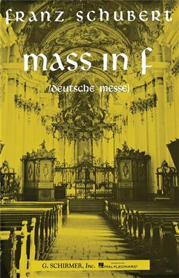 Franz Schubert: Mass in F (Deutsche Messe): (Arr. J Dressler): Gemischter Chor mit Begleitung
