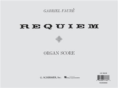 Gabriel Fauré: Requiem: (Arr. N Stephens): Gemischter Chor mit Klavier/Orgel