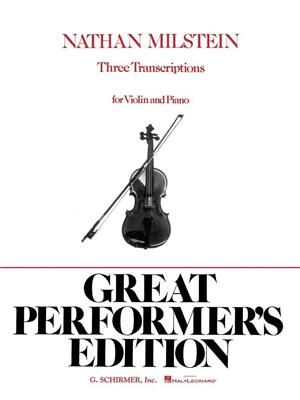 3 Transcriptions: Violine mit Begleitung