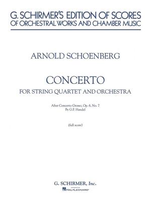 Arnold Schönberg: Concerto: Streichquartett