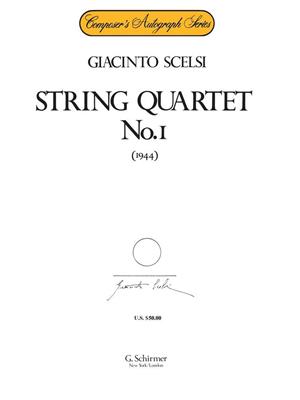 Giacinto Scelsi: String Quartet No. 1 (1944): Streichquartett