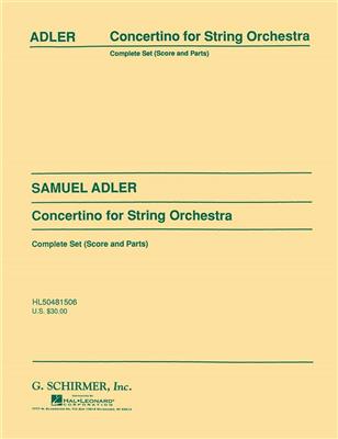 S. Adler: Concertino for String Orchestra: Orchester