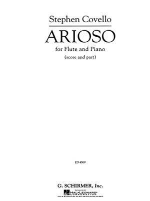 Stephen Covello: Arioso for Flute and Piano: Flöte mit Begleitung