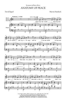 Marvin Hamlisch: Anatomy of Peace: Frauenchor mit Klavier/Orgel