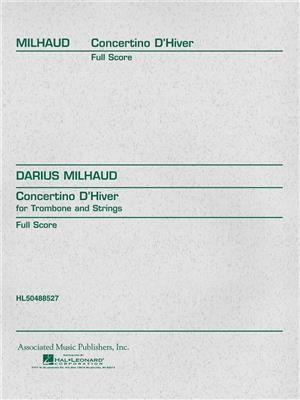 Darius Milhaud: Concertino d'Hiver: Orchester mit Solo