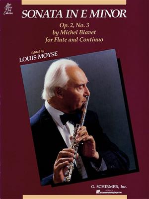 Michel Blavet: Sonata in E Minor, Op. 2, No. 3: Flöte mit Begleitung
