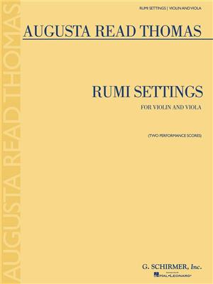 Augusta Read Thomas: Rumi Settings: Streicher Duett