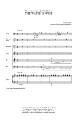 The Water Is Wide: (Arr. Craig Hella Johnson): Gemischter Chor mit Klavier/Orgel