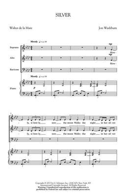 Jon Washburn: Silver: Gemischter Chor mit Begleitung