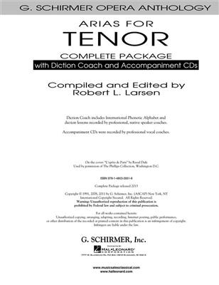 Arias For Tenor - Complete Package: Gesang Solo