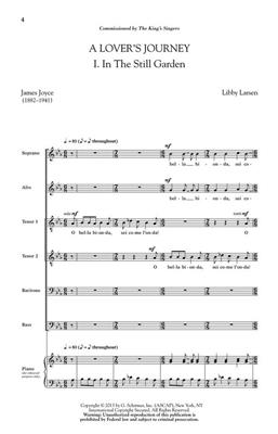 Libby Larsen: A Lover's Journey: Gemischter Chor A cappella