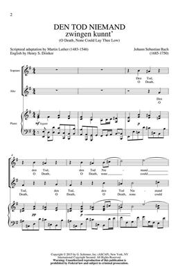 Johann Sebastian Bach: Den Tod Niemand zwingen kunnt': Frauenchor mit Begleitung