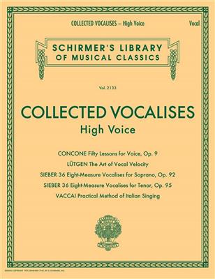 Collected Vocalises: High Voice: Gesang Solo