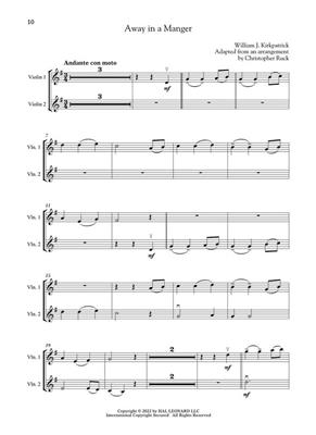 Christmas Carols for Violin Duet and Piano: Violin Duett