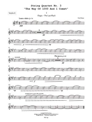Ezio Bosso: String Quartet No. 3 "The Way Of 1000 And 1 Comet": Streichquartett