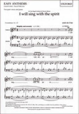 John Rutter: I Will Sing With The Spirit: Frauenchor mit Klavier/Orgel