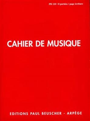 Cahier De Musique: Notenpapier