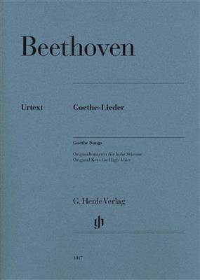 Ludwig van Beethoven: Goethe Songs: Gesang mit Klavier