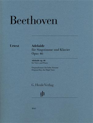 Ludwig van Beethoven: Adelaide Op.46 Voice & Piano Urtext: Gesang mit Klavier