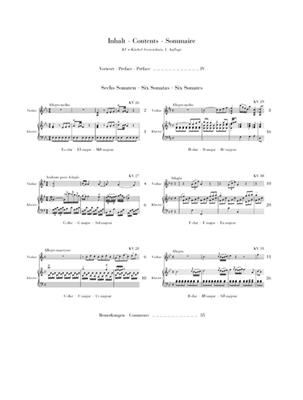 Wolfgang Amadeus Mozart: 'Wunderkind' Sonatas Volume 3 K.26-31: Violine mit Begleitung