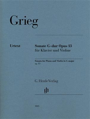 Edvard Grieg: Sonata in G major op. 13: Violine mit Begleitung