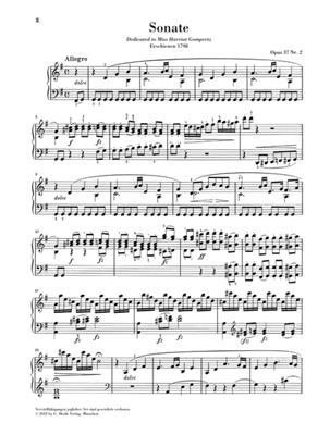 Muzio Clementi: Klaviersonate G-dur Opus 37 Nr. 2: Klavier Solo