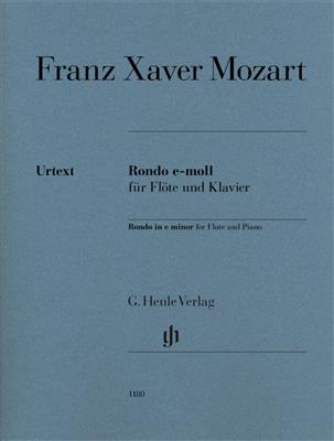 Franz Xaver Mozart: Rondo e-moll für Flöte und Klavier: Flöte mit Begleitung