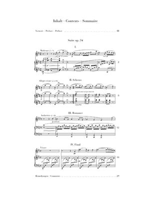 Charles-Marie Widor: Suite Opus 34 für Flöte und Klavier: Flöte mit Begleitung