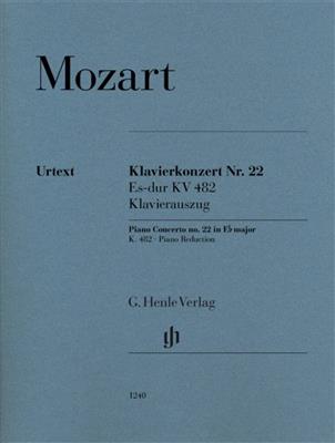 Wolfgang Amadeus Mozart: Klavierkonzert Nr. 22 Es-dur KV 482: Klavier vierhändig