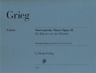 Edvard Grieg: Norwegian Dances op. 35: Klavier Duett