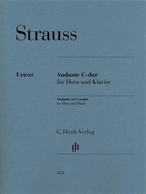 Richard Strauss: Andante in C major for Horn and Piano: Horn mit Begleitung